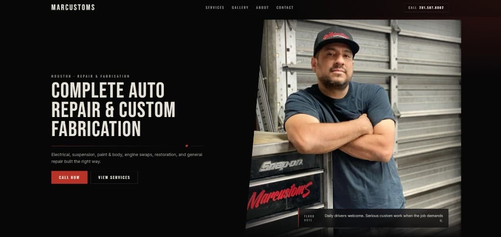 MAR Customs website