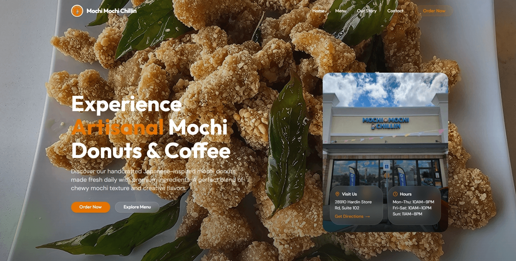 Mochi Mochi Chillin website